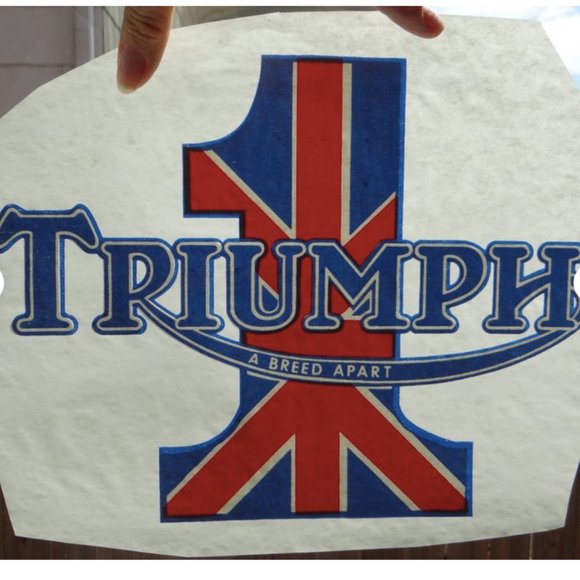 Triumph A Breed Apart Vintage Iron-On Transfer